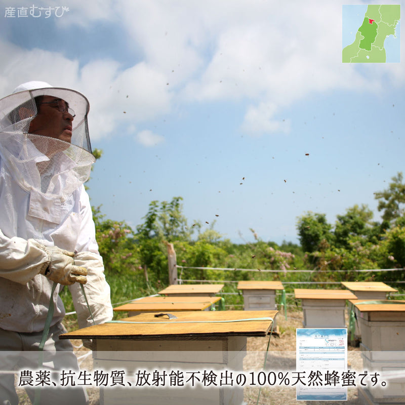 農薬・抗生物質・放射能不検出の非加熱アカシア蜂蜜